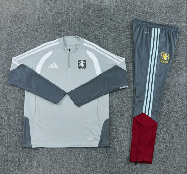 Chándal Aston Villa Gris Claro 26/27
