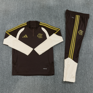 Chándal Flamengo Negro Blanco y Dorado 26/27