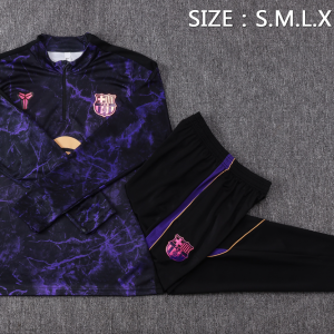 Chándal Barcelona Negro y Morado 26/27
