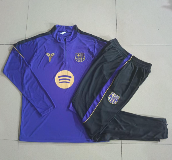 Chándal Barcelona Morado y Negro 26/27