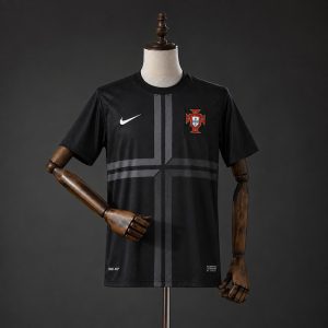 Camiseta Portugal 2013 Negra Retro